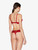 Soutien-gorge push-up en dentelle rouge_2