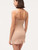 Robe nuisette en tulle stretch couleur sable_2