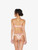 Soutien-gorge à armatures en soie rose poudre rehaussée de guipure «frastaglio»_2