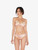 Soutien-gorge à armatures en soie rose poudre rehaussée de guipure «frastaglio»_1