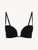 Soutien-gorge bandeau de couleur Onyx avec tulle brodé_0