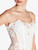 Bustier souple blanc cassé avec dentelle Leavers en coton_5