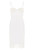 Robe nuisette blanche rembourrée à armatures_0