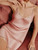 Slip dress rose en soie avec dentelle Leavers_3