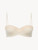 Soutien-gorge de bain bandeau champagne avec broderie perlée_0