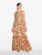 Robe maxi imprimée orange_1