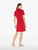 Robe polo rouge avec motif monogrammé_2