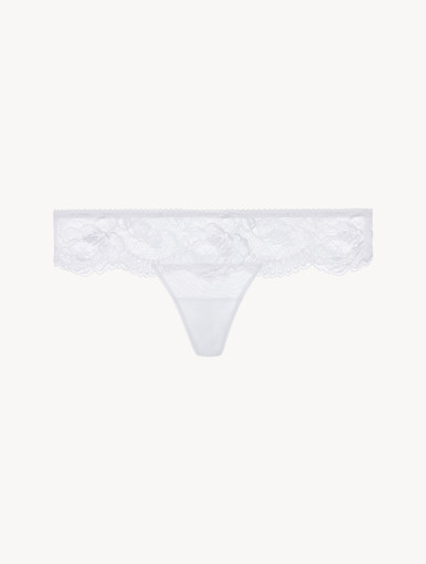 String Dentelle La Perla Bordeaux - Taille 38 FR Neuf Avec étiquette - Valeur 36€