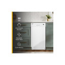 Whirlpool® Small-Space Compact Dishwasher with Stainless Steel Tub WDPS5118PW