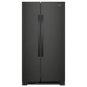 Whirlpool® 36-inch Wide Side-by-Side Refrigerator - 25 cu. ft. WRS315SNHB