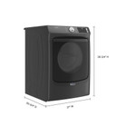 Maytag® Front Load Gas Dryer with Extra Power and Quick Dry cycle - 7.3 cu. ft. MGD5630MBK