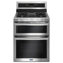 Maytag® 30-INCH WIDE DOUBLE OVEN GAS RANGE WITH TRUE CONVECTION - 6.0 CU. FT. MGT8800FZ