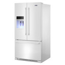 Maytag® 36- Inch Wide French Door Refrigerator with PowerCold® Feature - 25 Cu. Ft. MFI2570FEW Maytag® 36- Inch Wide French Door Refrigerator with PowerCold® Feature - 25 Cu. Ft. MFI2570FEW