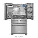 Kitchenaid® 25.8 Cu. Ft. 36" Multi-Door Freestanding Refrigerator with Platinum Interior Design KRMF706ESS