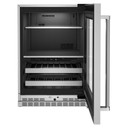 Kitchenaid® 24" Beverage Center with Glass Door and Metal-Front Racks KUBR314KSS Kitchenaid® 24" Beverage Center with Glass Door and Metal-Front Racks KUBR314KSS