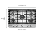 Kitchenaid® 30 5-Burner Gas Cooktop KCGS550ESS