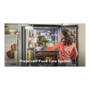 Kitchenaid® 23.8 cu. ft. 36" Counter-Depth French Door Platinum Interior Refrigerator with PrintShield™ Finish KRFC704FPS Kitchenaid® 23.8 cu. ft. 36" Counter-Depth French Door Platinum Interior Refrigerator with PrintShield™ Finish KRFC704FPS