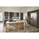 Kitchenaid® 36" Electric Downdraft Cooktop with 5 Elements KCED606GSS