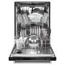 Kitchenaid® 39 dBA Dishwasher in PrintShield™ Finish with Third Level Utensil Rack KDTE204KBS