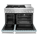 KitchenAid® 48'' Smart Commercial-Style Gas Range with Griddle KFGC558JMB