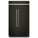 Kitchenaid® 30 Cu. Ft. 48" Built-In Side-by-Side Refrigerator with PrintShield™ Finish KBSN708MBS