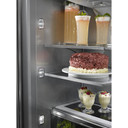 Kitchenaid® 24.2 Cu. Ft. 42" Width Built-In Stainless French Door Refrigerator with Platinum Interior Design KBFN502ESS