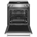 Kitchenaid® 30-Inch 4-Element Electric Downdraft Front Control Range KSEG950ESS