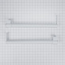 Top Freezer Refrigerator Handle Kit, White W10721895 Top Freezer Refrigerator Handle Kit, White W10721895