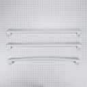 French Door Refrigerator Handle Kit, White W10716729