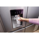 Whirlpool® 36-Inch Counter Depth 4 Door Refrigerator with Ice Maker in Door WRQC7836RZ