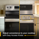 Whirlpool® 30-inch Smart Electric Range with  True Convection, No Preheat Air Fry, WipeClean™ Coating, Steam/Self Cleaning, Rapid Preheat 5.3 CuFt Capacity YWFES7530RW