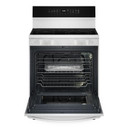 Whirlpool® 30-inch Smart Electric Range with  True Convection, No Preheat Air Fry, WipeClean™ Coating, Steam/Self Cleaning, Rapid Preheat 5.3 CuFt Capacity YWFES7530RW