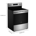 Whirlpool® 30-inch Energy Star Electric Range with Air Cooking Technology, No Preheat Air Fry and Air Baking and Self Clean YWFES5030RZ