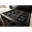 Whirlpool® 30-inch Gas Range with Air Fry and Air Baking, Self Cleaning, Rapid Preheat 5.0 CuFt Capacity WFGS5030RB