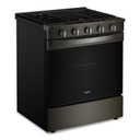 Whirlpool® 30-inch Smart Slide In Gas Range with True Convection, No Preheat Air Fry, Steam/Self Clean and High Speed Preheat WSGS7530RV