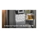 Kitchenaid® 20.8 Cu. Ft. Counter-Depth Side-by-Side Refrigerator with Exterior Ice and Water Dispenser in PrintShield™ Finish KRSC536RPS Kitchenaid® 20.8 Cu. Ft. Counter-Depth Side-by-Side Refrigerator with Exterior Ice and Water Dispenser in PrintShield™ Finish KRSC536RPS