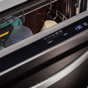 Whirlpool® 24-Inch Dishwasher with Total Coverage Wash Action and Auto Open Air Dry in Fingerprint Resistant Black Stainless WDTS8024SV