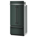 Kitchenaid® 20.8 Cu. Ft. 36" Built-In French Door Bottom Mount Refrigerator with Platinum Interior KBFN536SJP