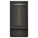 Kitchenaid® 24.2 Cu. Ft. 42" Built-In French Door Bottom Mount Refrigerator with Platinum Interior KBFN542SBE Kitchenaid® 24.2 Cu. Ft. 42" Built-In French Door Bottom Mount Refrigerator with Platinum Interior KBFN542SBE