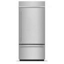 Kitchenaid® 20.8 Cu. Ft. 36" Built-In Bottom Mount Refrigerator with Platinum Interior KBBR336SPS