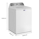 Maytag® 4.8 Cu. Ft. Capacity Top Load Washer MTW4205SW Maytag® 4.8 Cu. Ft. Capacity Top Load Washer MTW4205SW