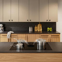 Kitchenaid® 36-inch NextGen Induction Downdraft Cooktop with Bridge XL Even-Heat™  Zone KCID936SBL