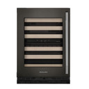 Kitchenaid® 24" Undercounter Wine Cellar with Full-Extension Wood-Front Racks KUWL524SBE Kitchenaid® 24" Undercounter Wine Cellar with Full-Extension Wood-Front Racks KUWL524SBE