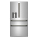 Kitchenaid® 29 cu. ft. French Door Refrigerator with Exterior Water and Ice and FreshChill™ Full-Width Refrigerated Drawer KRMF436SPS