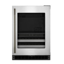 Kitchenaid® 24" Beverage Center with Glass Door and Metal-Front Racks KUBR524SSB Kitchenaid® 24" Beverage Center with Glass Door and Metal-Front Racks KUBR524SSB