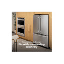 Kitchenaid® 20 Cu. Ft. 36-Inch Counter-Depth French Door Refrigerator with Internal Water Dispenser KRFC136SPS