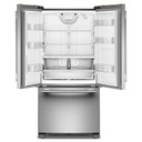 Kitchenaid® 22 Cu. Ft. 33-Inch Standard-Depth French Door Refrigerator with Internal Water Dispenser KRFF333SPS