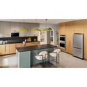 Kitchenaid® 19 Cu. Ft. 30-Inch Standard-Depth Bottom Mount Refrigerator with Right Door Swing KRBR130SPS