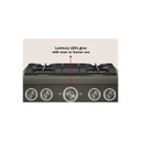 KitchenAid® 30-Inch 4 Burner Commercial-Style Dual Fuel Range with No Preheat Air Fry Mode KFDS930SBE