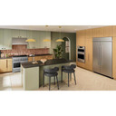 KitchenAid® 36-Inch 6 Burner Commercial-Style Dual Fuel Range with No Preheat Air Fry Mode KFDS936SSS